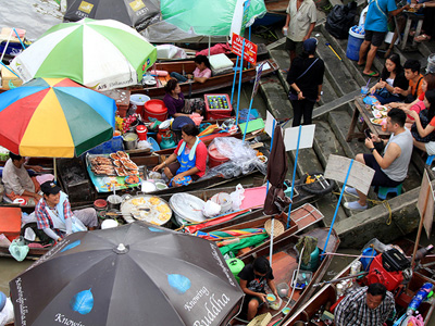 Đi chợ nổi Thái Lan, thưởng thức hải sản tẹt ga